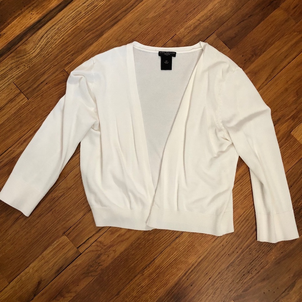White Ann Taylor Shrug